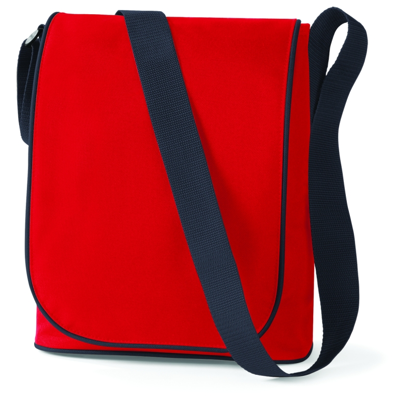 Slim Flapover Ministry Bag  - RED
