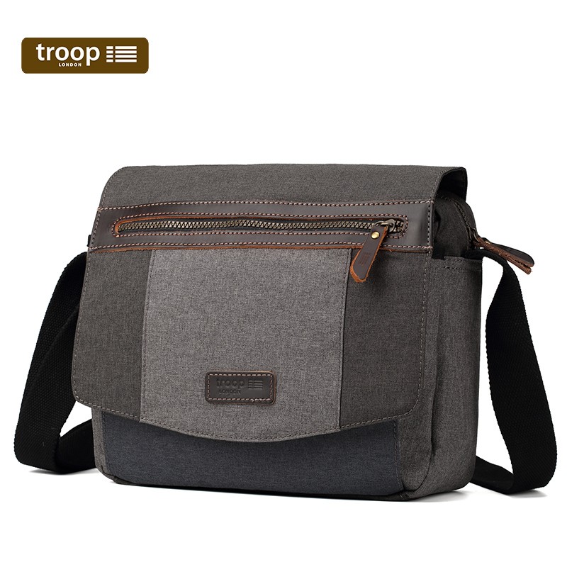 TROOP LONDON URBAN MESSENGER BAG  - Grey