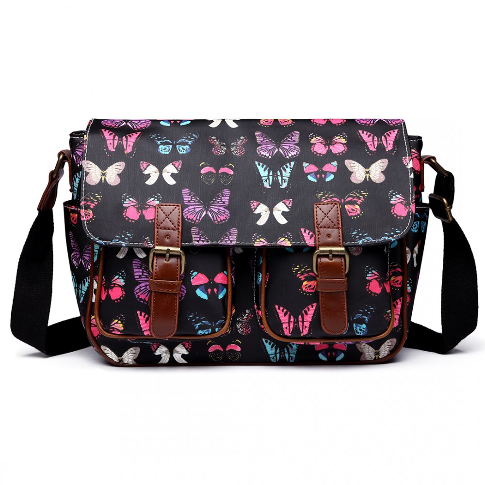 Oilcloth satchel sale