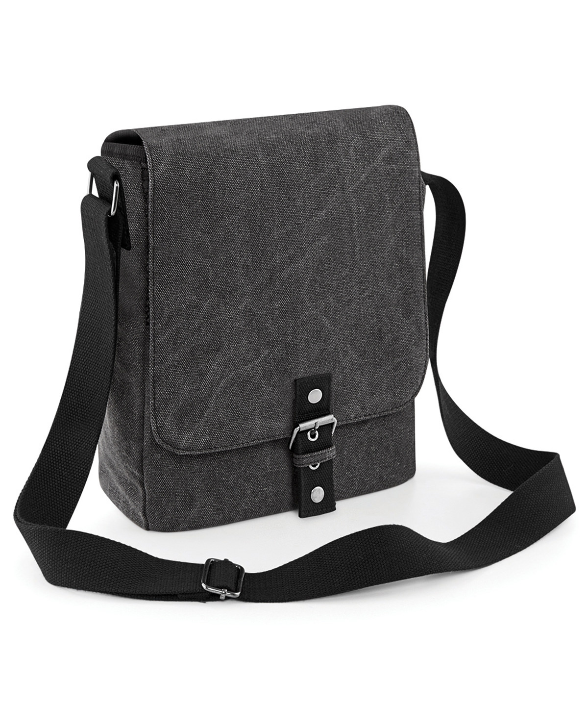 Vintage Canvas iPad/tablet Reporter Bag  - Vintage Black