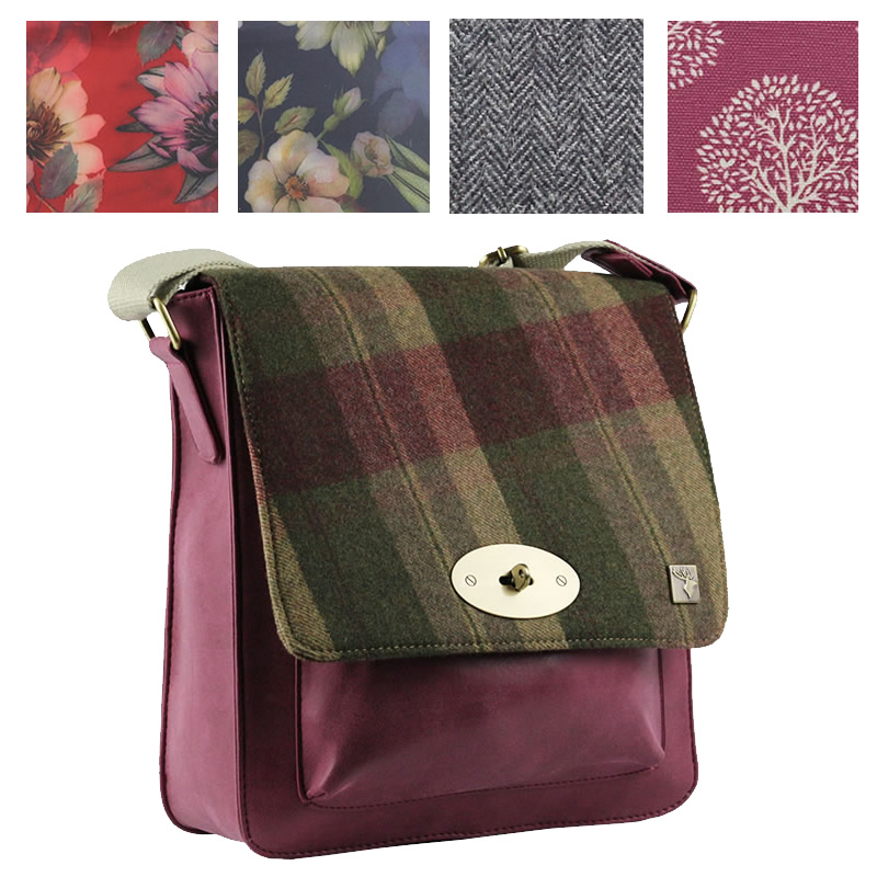 Tweed messenger bag outlet