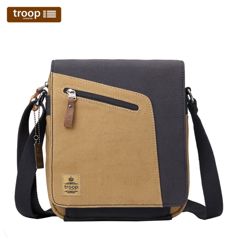 TROOP LONDON HERITAGE CANVAS ACROSS BODY BAG - Navy - Jehovah's Witness ...