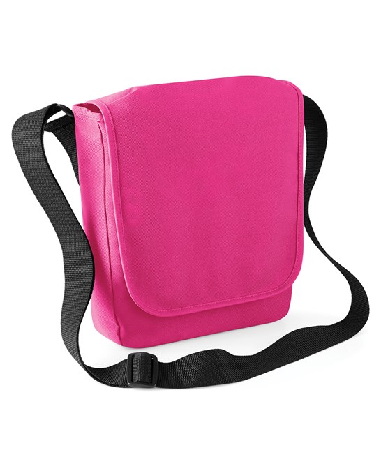 Slim Flapover Ministry Bag  - Fuchsia