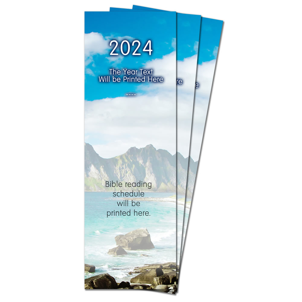2024 Bible Reading Bookmarks Pack of 10 
