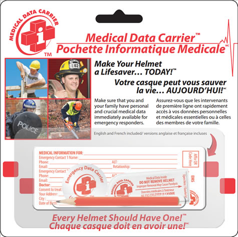 Medical Data Carrier - Emergency Helmet Pouch 