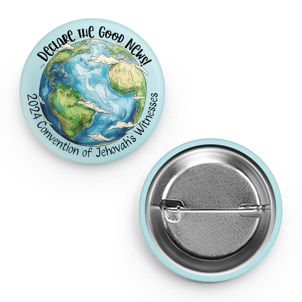 2024 Convention Metal Button Badge  - Individual