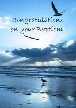 GREETINGS CARD - BAPTISM 