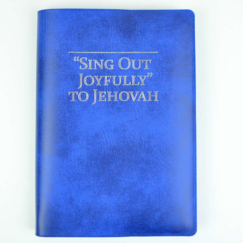 SECONDS - Song Book Cover - Coloured - Sing Out Joyfully to Jehovah  - BLUE / SILVER