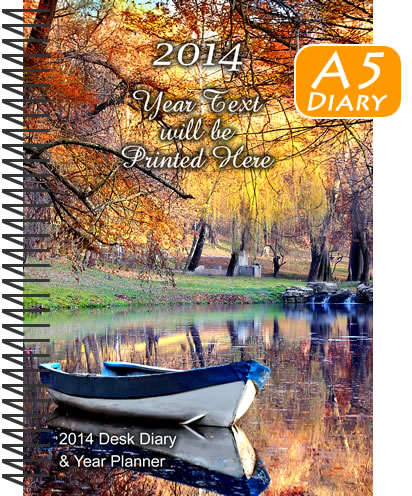 Larger A5 - 2014 Premier Theocratic Desk Diary 