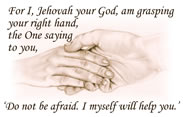 FRIDGE MAGNET - HANDS Isaiah 41.13 