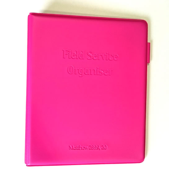 A6 Ring Binder Organiser  - Pink