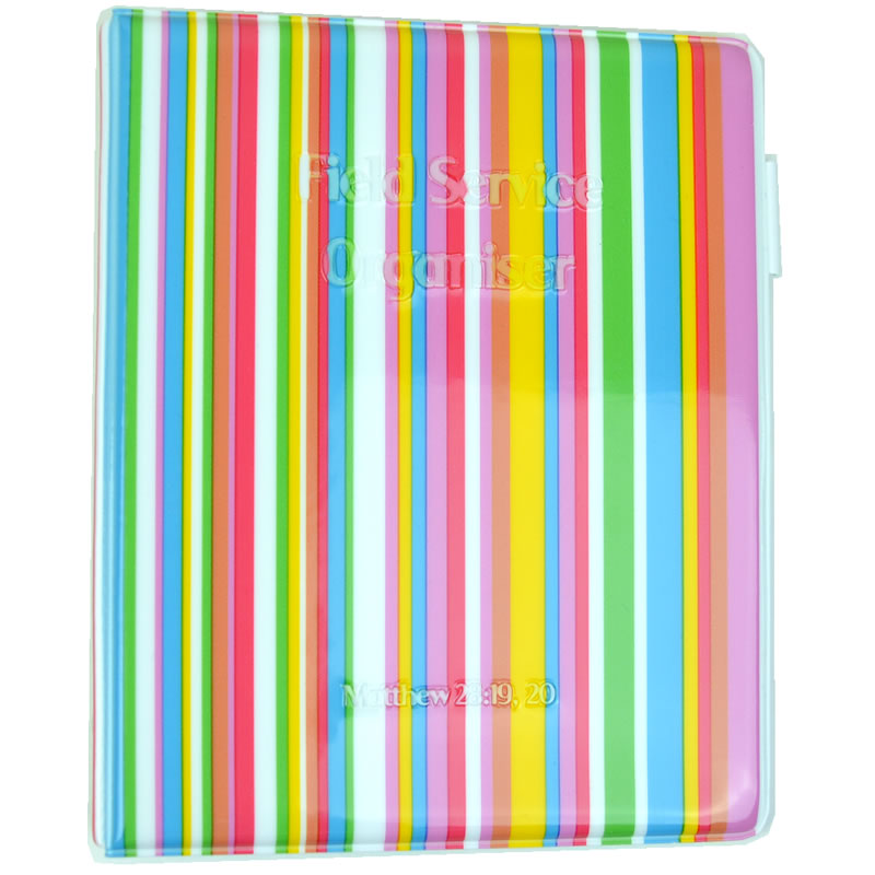 A6 Ring Binder Organiser  - CANDY STRIPE