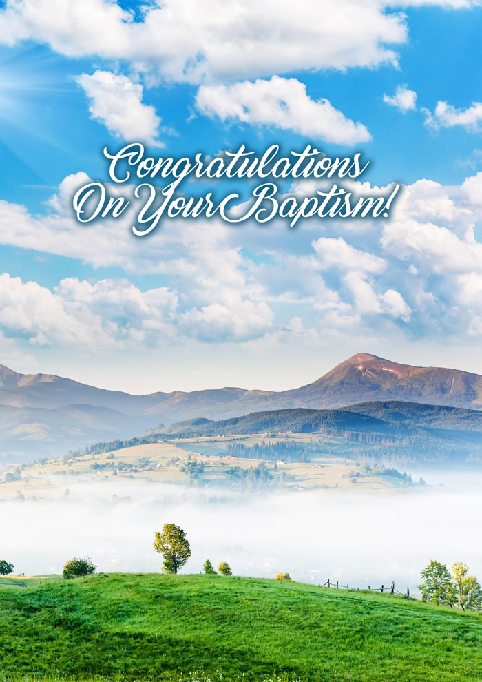 GREETING CARDS BAPTISM Jehovah's Witness Theocratic Ministry