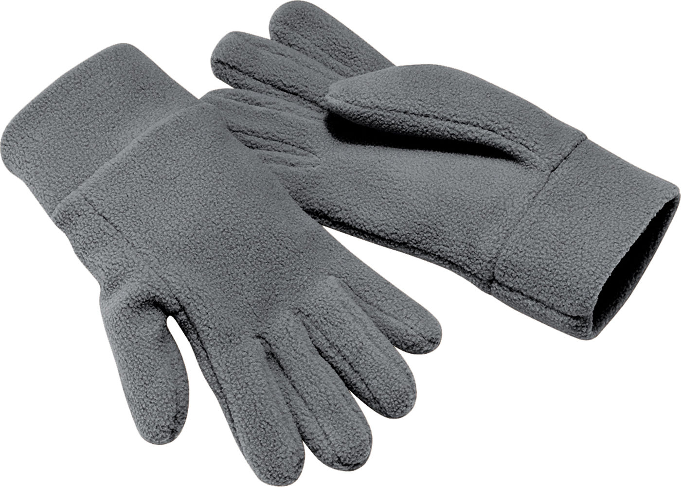 Fleece Gloves - Beechfield Brand  - Grey - XLarge