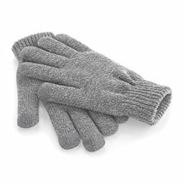 TouchScreen Smart Gloves  - Heather Grey - Small-Medium