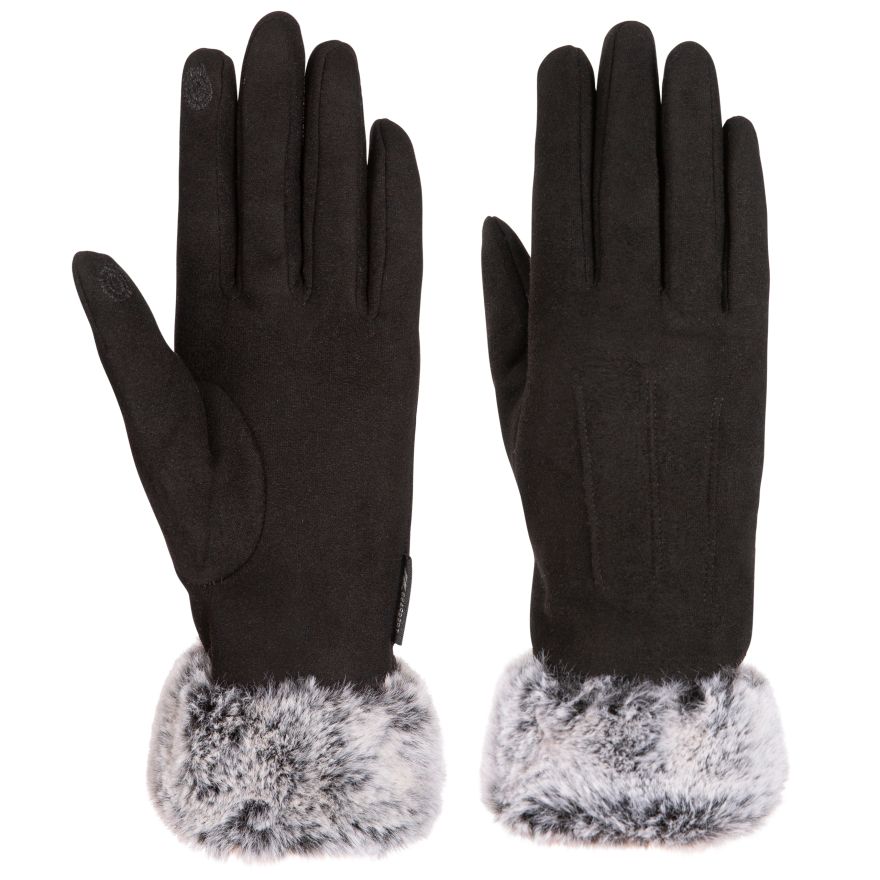 Trespass Womens Moleskin Gloves Betsy   - XSmall/Small