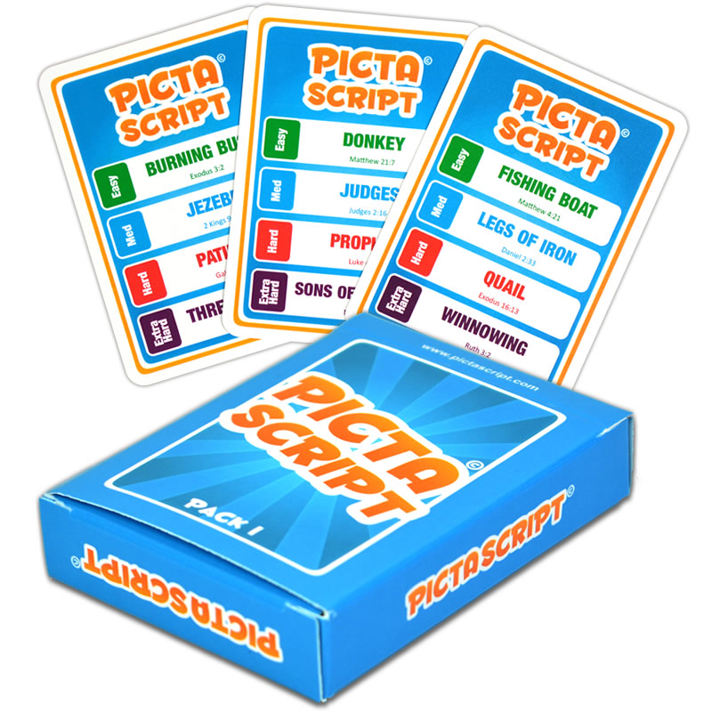 PICTASCRIPT - The Bible Based Quick Draw Card Game 