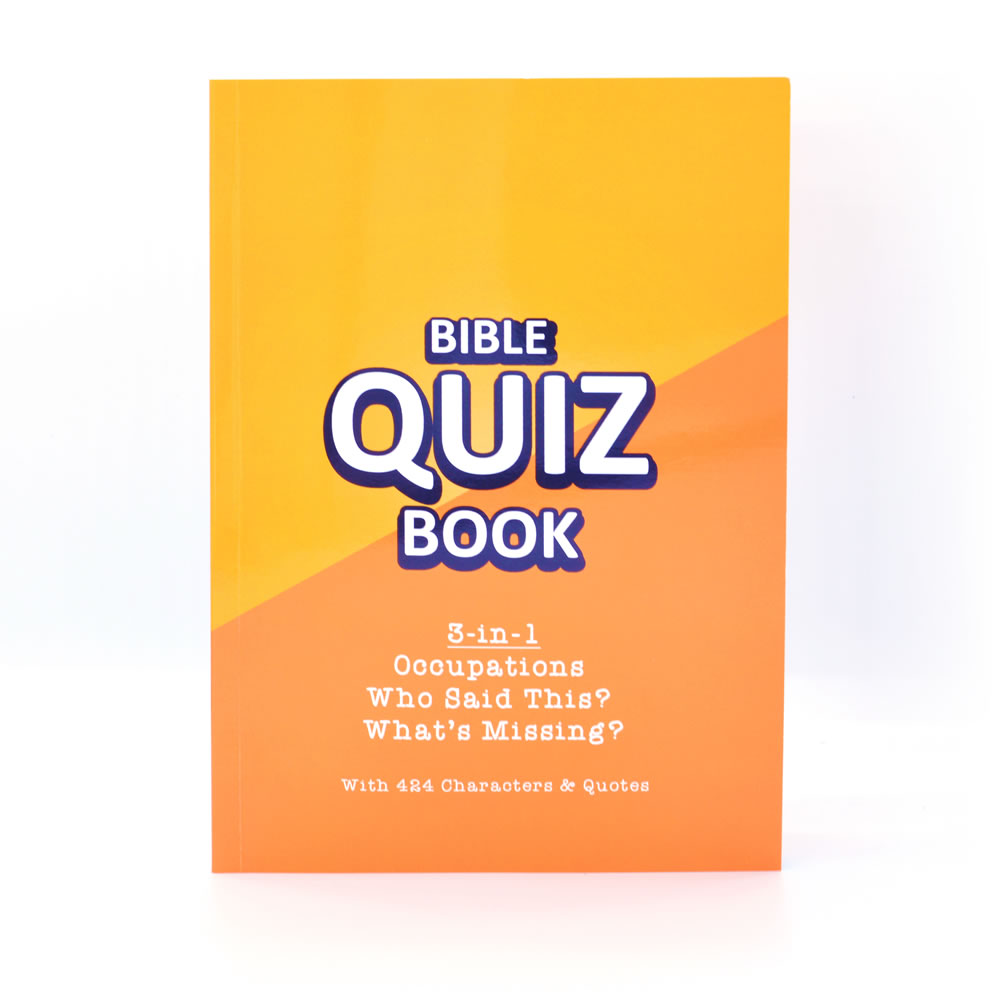 3 in 1 Bible Characters Quiz Book 