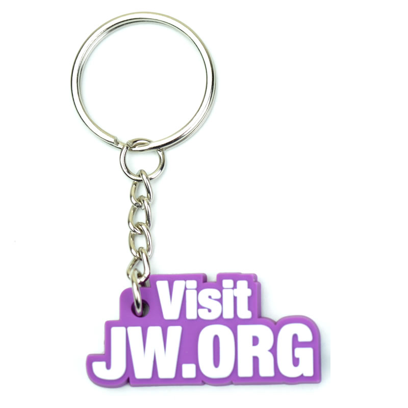 Visit JW.ORG Key Ring Fob  - Purple