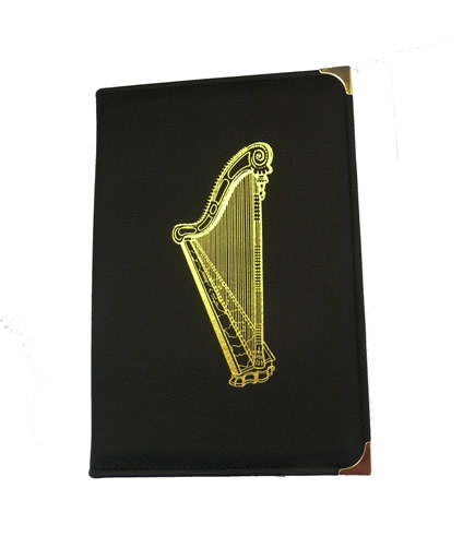 LEATHER COVER - SMALL SONG BOOK  - Black