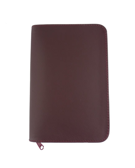LEATHER COVER -SONG BOOK  - BURGUNDY