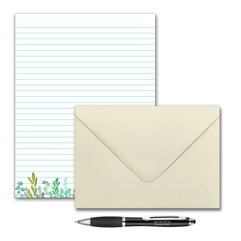 Letter Writing Pad or Set - Design #2  - Options