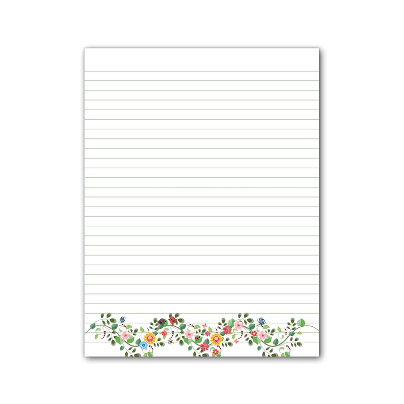 Letter Writing Pad - Design #5  - Notepad Only