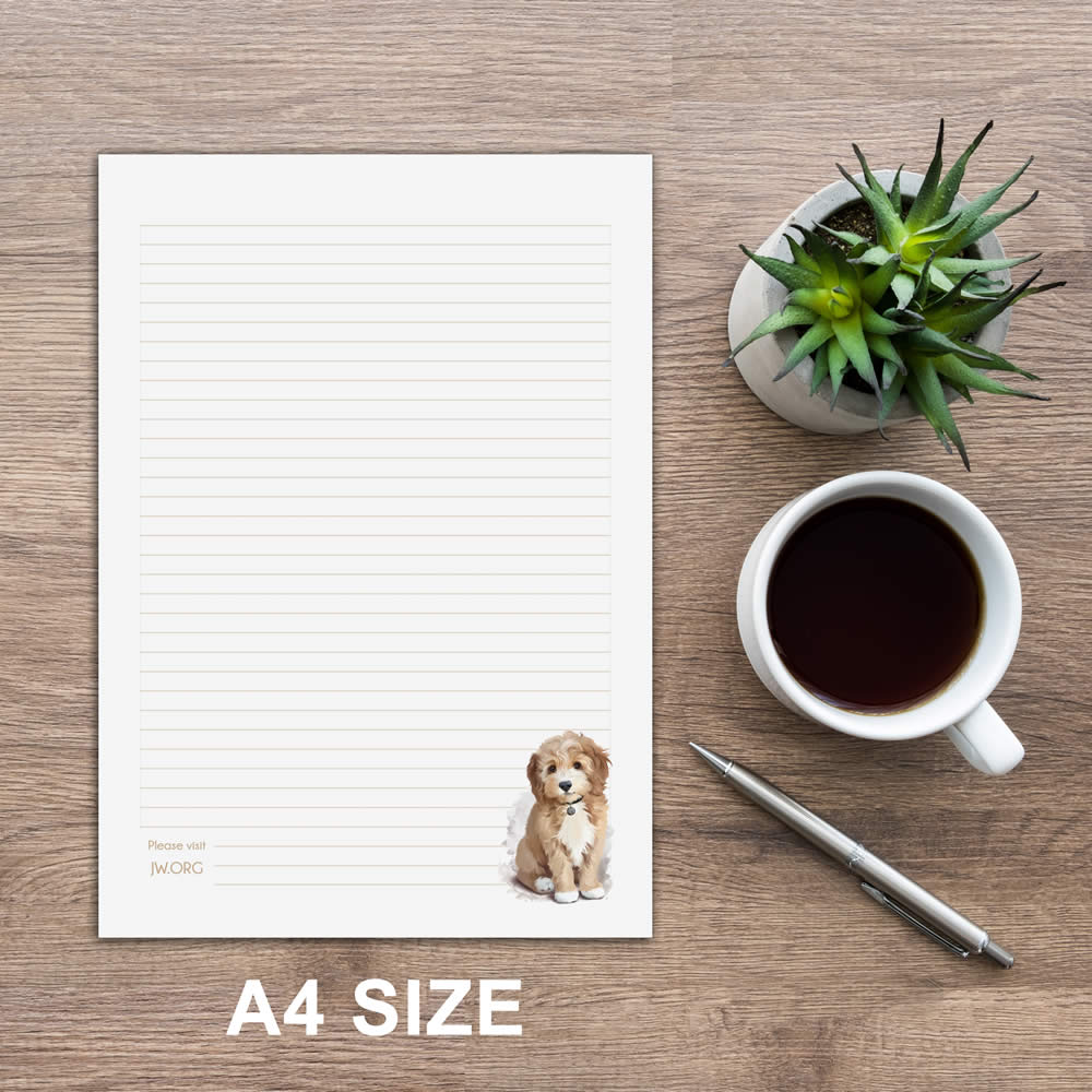A4 Letter Writing Pad or Set - Design #5  - Notepad Only
