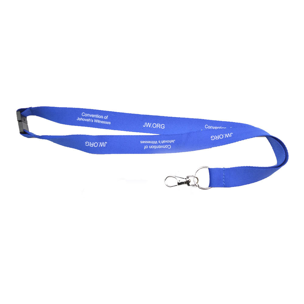 Convention Lanyards - Badge Lanyard for Conventions  - Blue