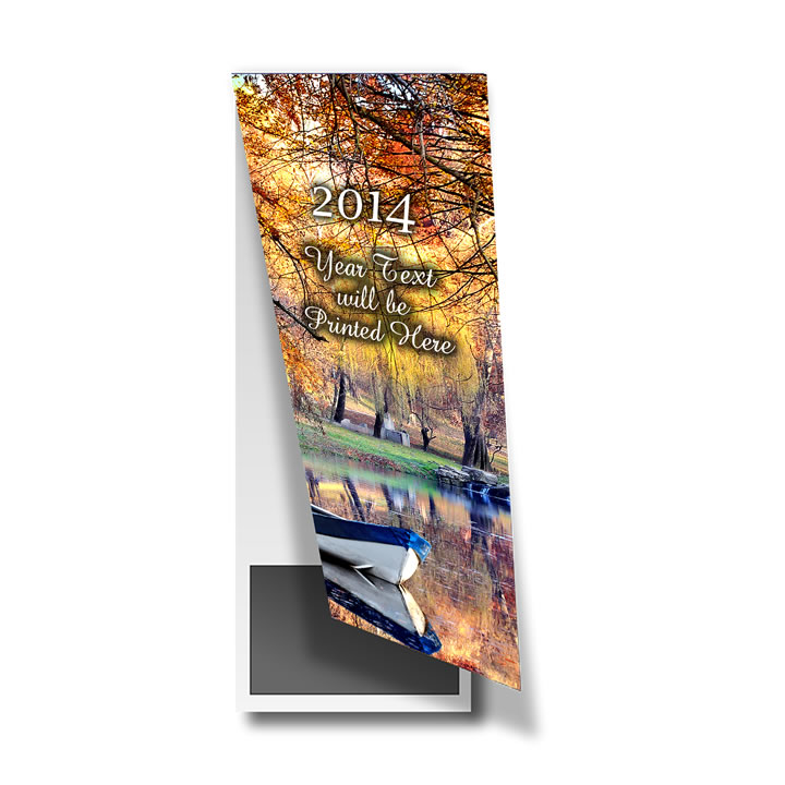 2014 Year Text Magnetic Bookmark 