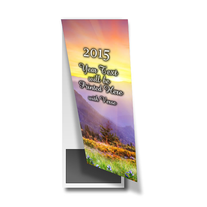 CLEARANCE - 2015 Year Text Magnetic Bookmark 