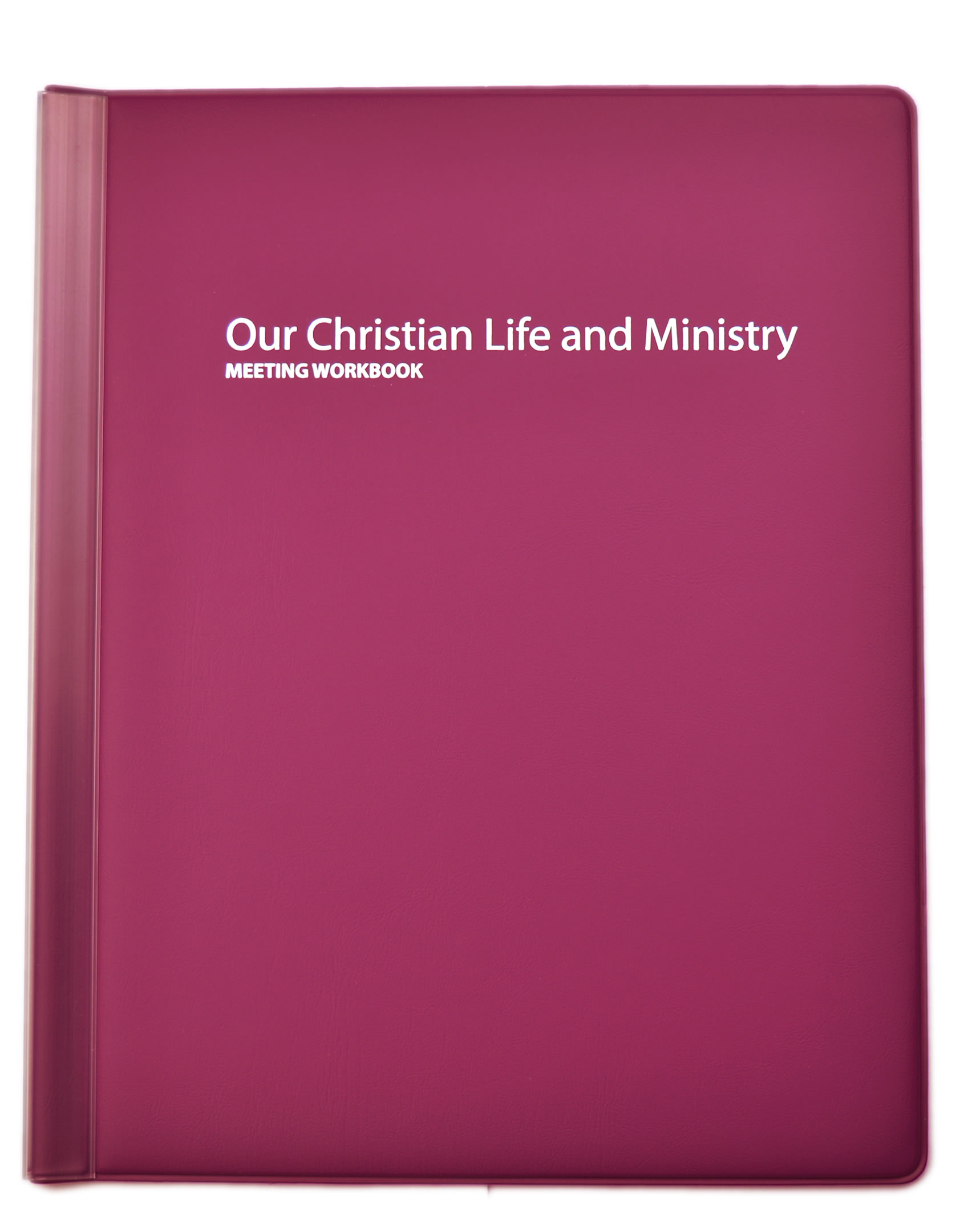 NEW Our Christian Life and Ministry Meeting Workbook Folder PLUM PLUM Jehovah's Witness