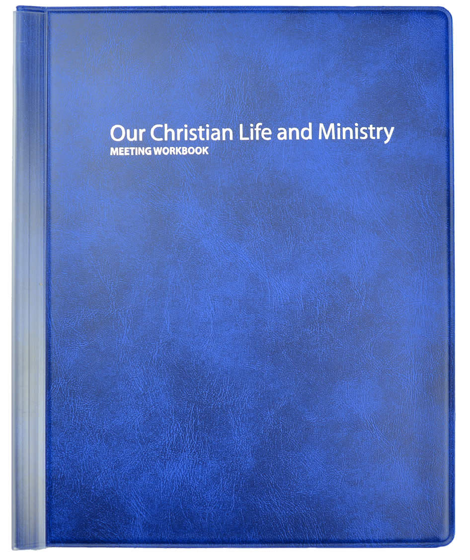 Our Christian Life and Ministry Meeting Workbook Folder - BLUE  - BLUE