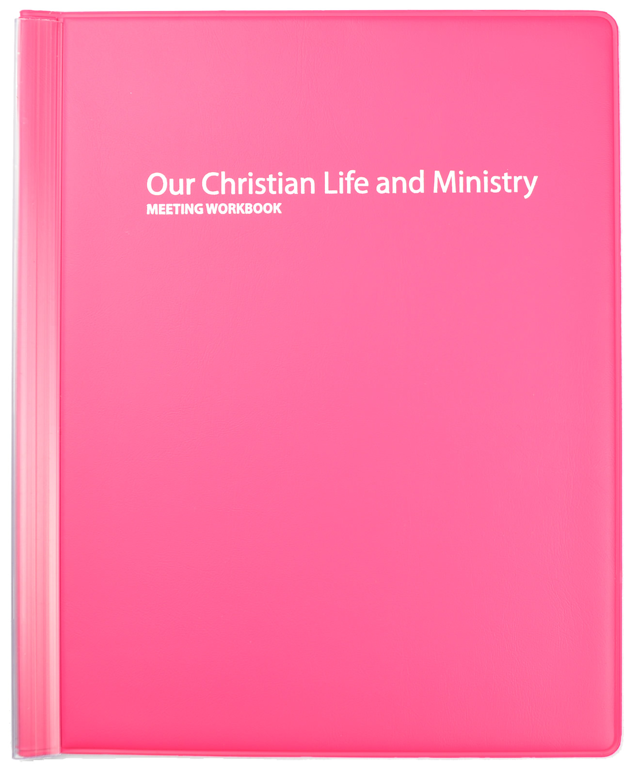 Our Christian Life and Ministry Meeting Workbook Folder - PINK  - PINK