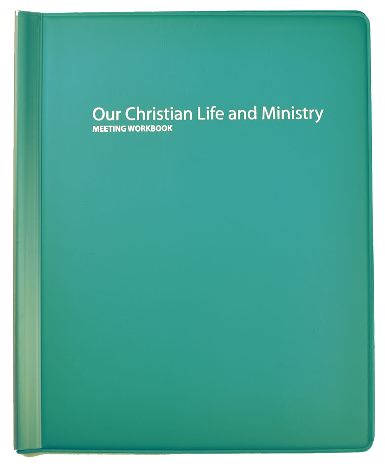 Our Christian Life and Ministry Meeting Workbook Folder - TEAL  - TEAL