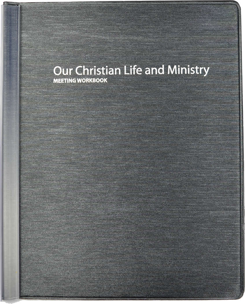 Our Christian Life and Ministry Meeting Workbook Folder - SILVERSTONE  - SILVERSTONE