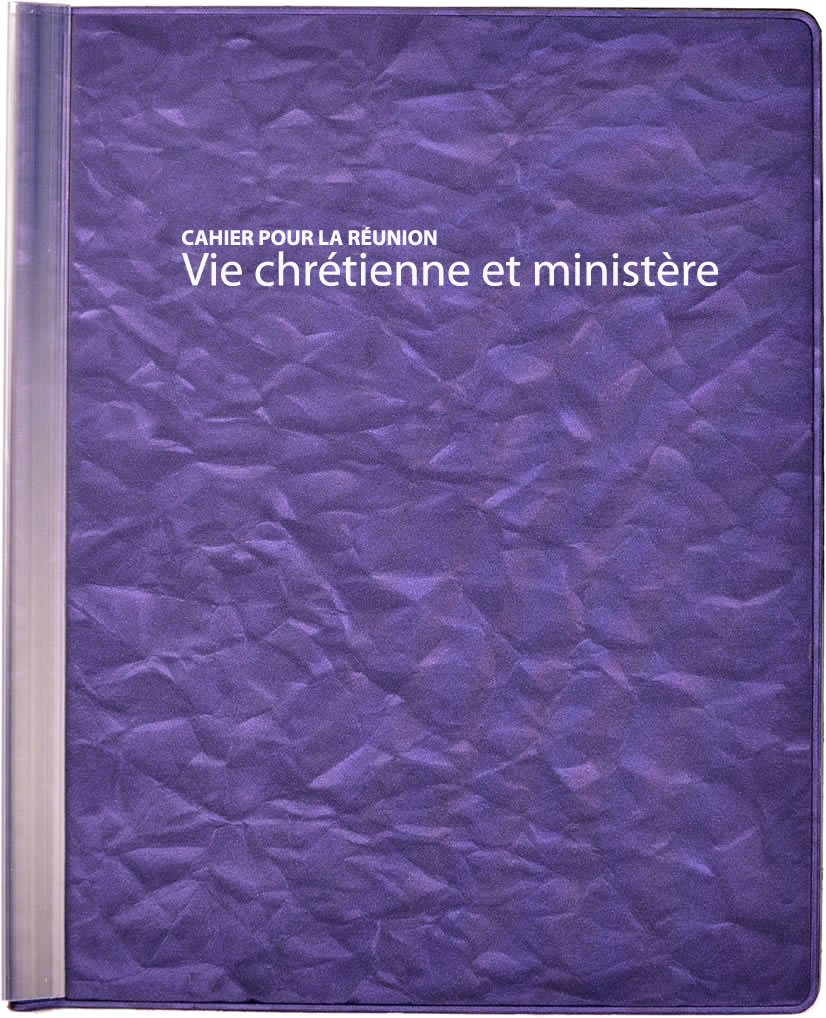 Our Christian Life and Ministry Meeting Workbook Folder - FRENCH 