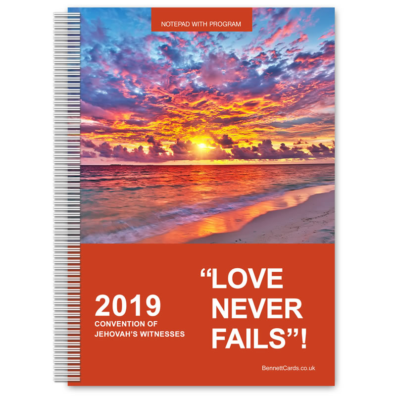 2019 Regional Convention Notepad A5 - for Adults - with Program  - Select Language