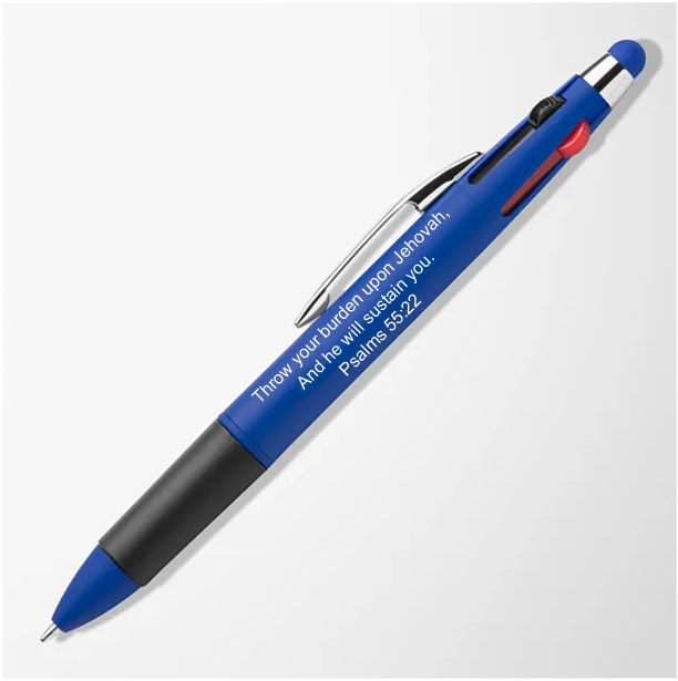 Study Multi Ink Stylus Pen  - Blue Barrel