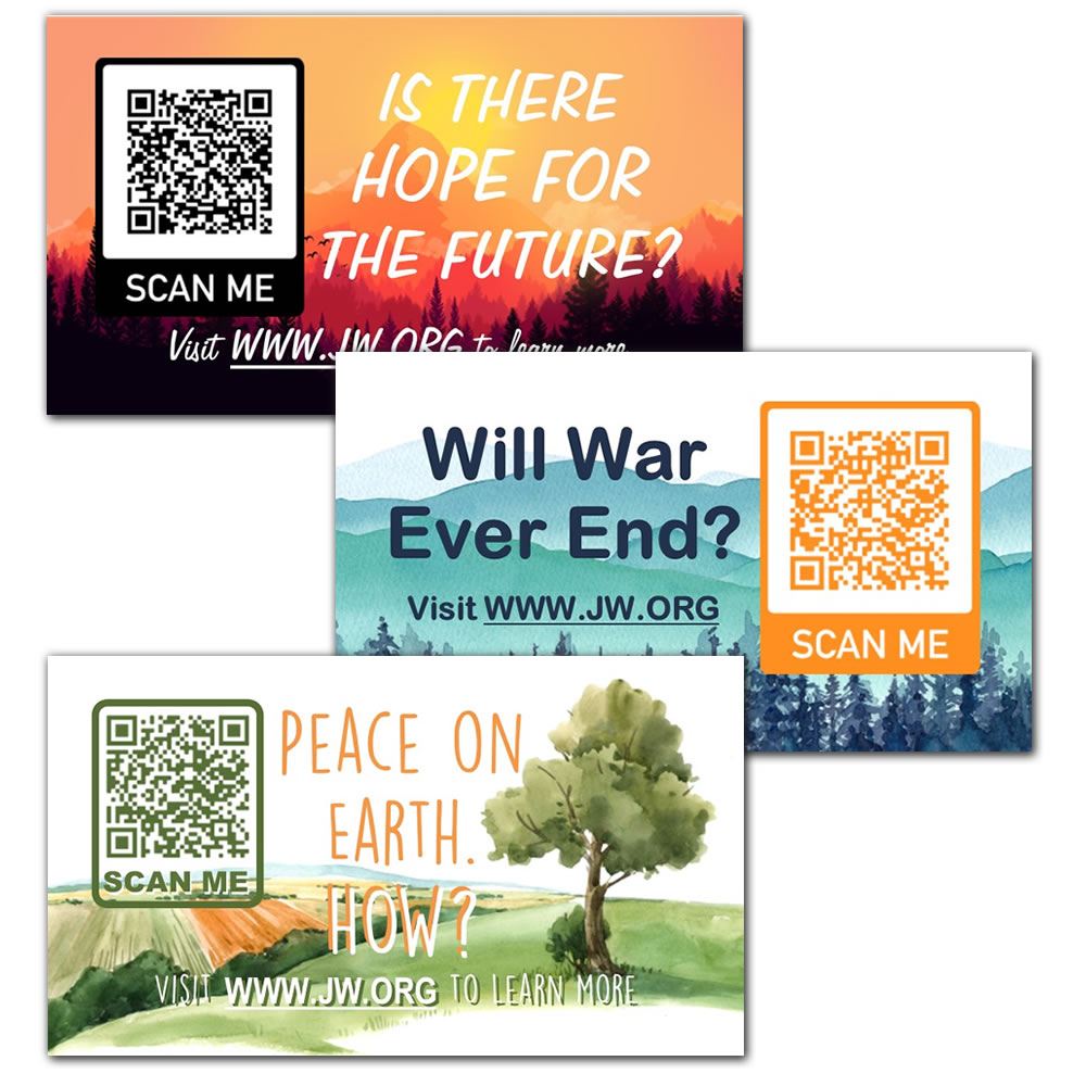 60 Stickers - Questions - JW.ORG QR Code  - Select Style