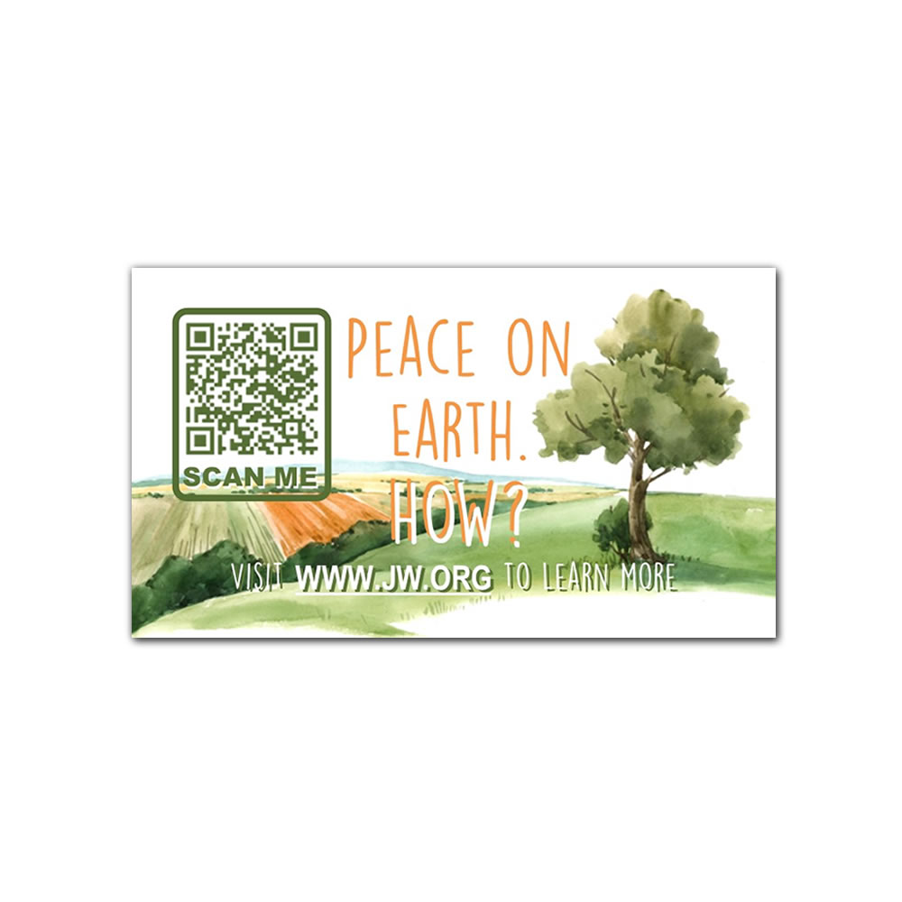 60 Stickers - Questions - JW.ORG QR Code  - Peace-How