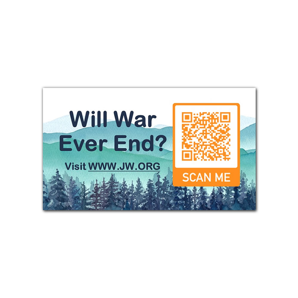 60 Stickers - Questions - JW.ORG QR Code  - War-End