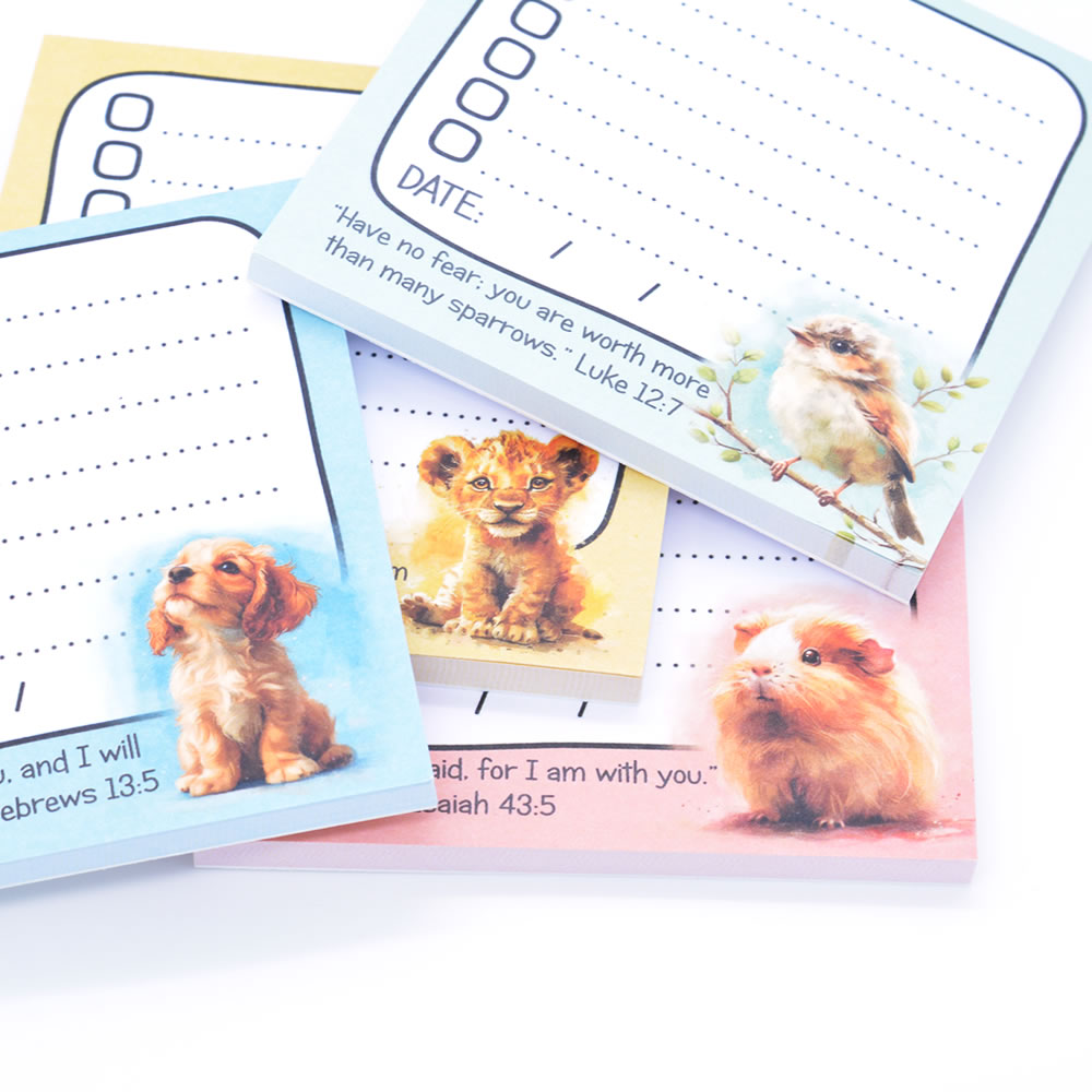 Home To-do List Pads - Cute Animals  - Select Design