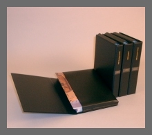 VINYL FILE FOR PERSONAL 'WATCHTOWER' MAGAZINES  - BLACK