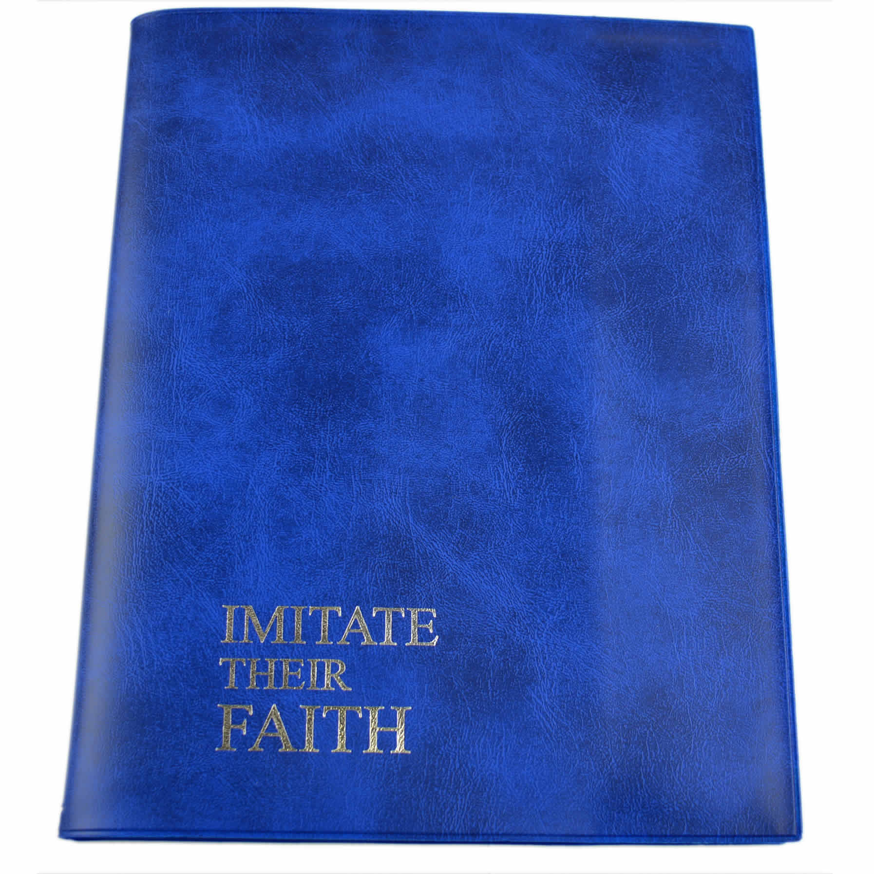 Vinyl Cover for Imitate Their Faith Book - Embossed  - Blue
