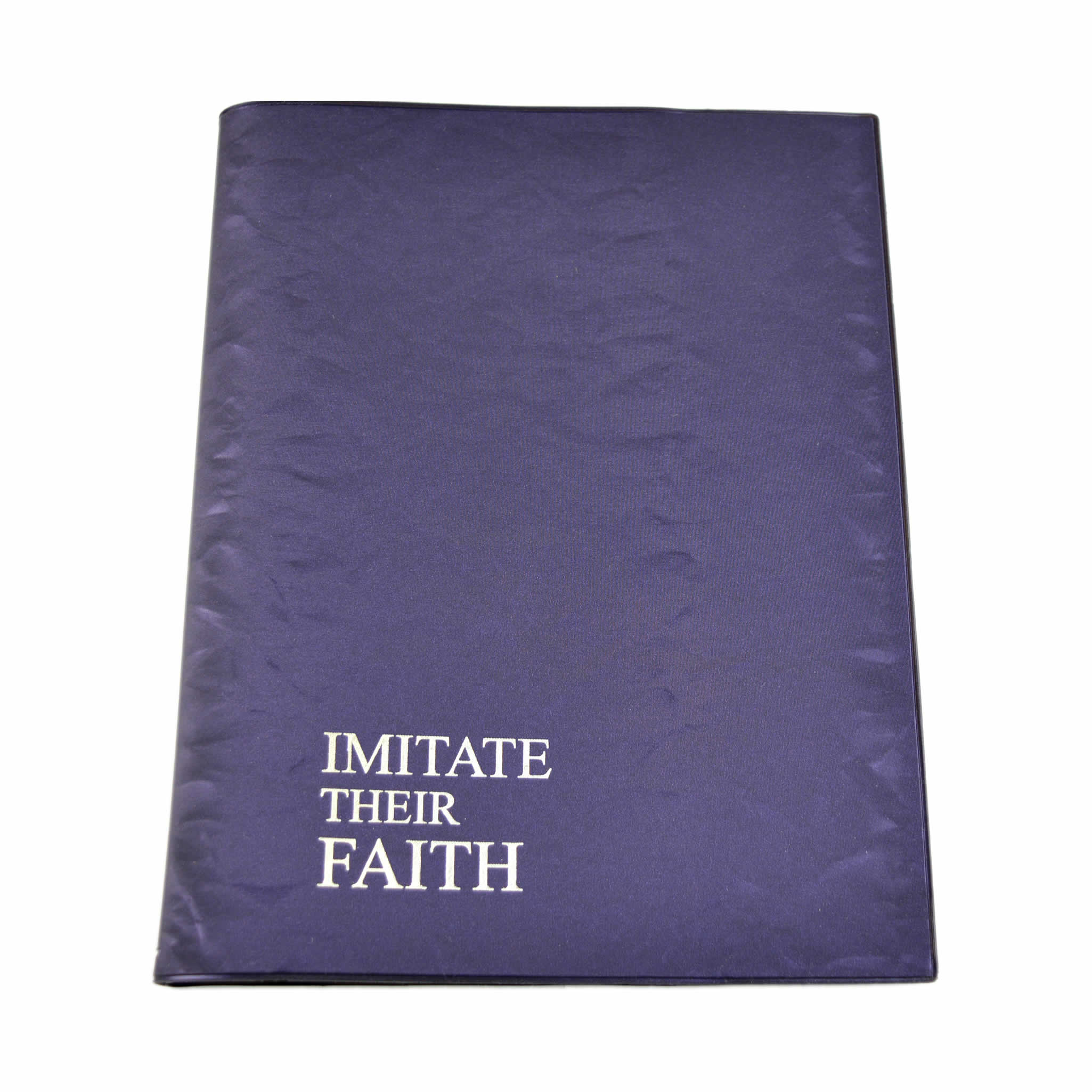 Vinyl Cover for Imitate Their Faith Book - Embossed  - Purple