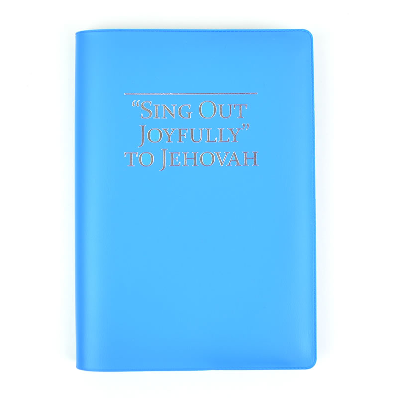 Song Book Cover - Coloured - Sing Out Joyfully to Jehovah  - PACIFIC BLUE / SILVER