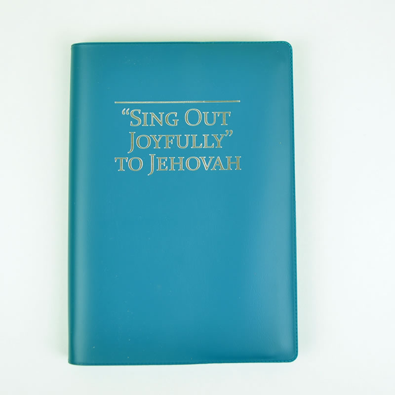 Song Book Cover - Coloured - Sing Out Joyfully to Jehovah  - LAGOON / SILVER