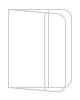 CLEAR VINYL COVER - <B>LARGE HARDBACK BOOK</B>  - Clear