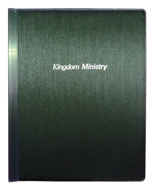 KINGDOM MINISTRY FOLDER - HOLDER  - Silverstone